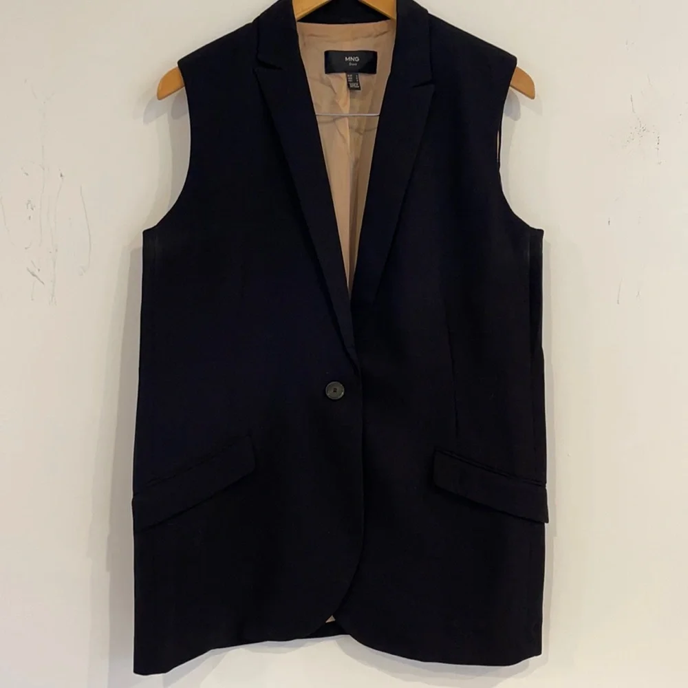Mango Suit black vest - Picture 1 of 6